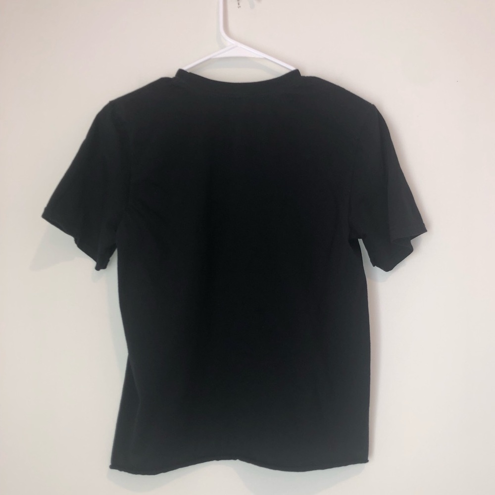 Johnny Cash Nashville Medium Black Cropped T-shirt - Picture 2 of 2